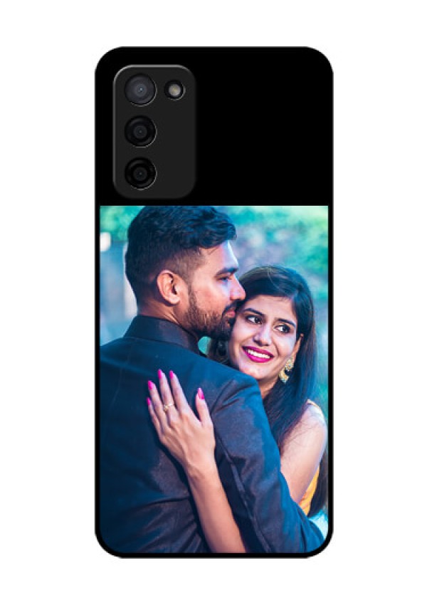 Oppo A53S 5G Custom Glass Phone Case - Upload Full Picture With Custom Color Design