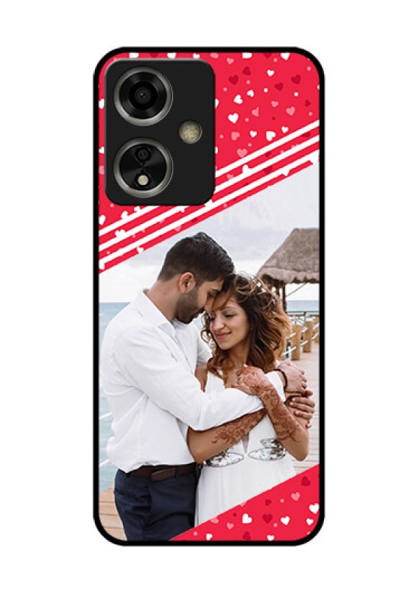 Oppo A59 5G Custom Glass Phone Case - Valentines Gift Design