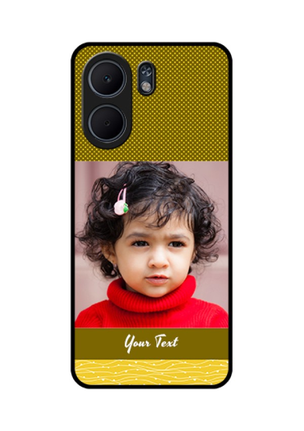 Oppo A5x 4G Custom Glass Phone Case - Simple Green Color Design