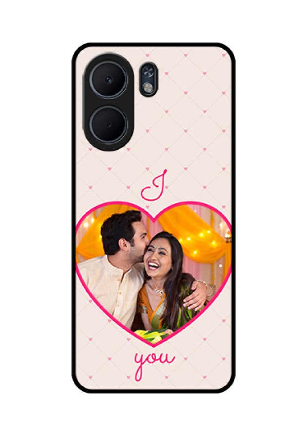 Oppo A5x 4G Custom Glass Phone Case - Heart Shape Design