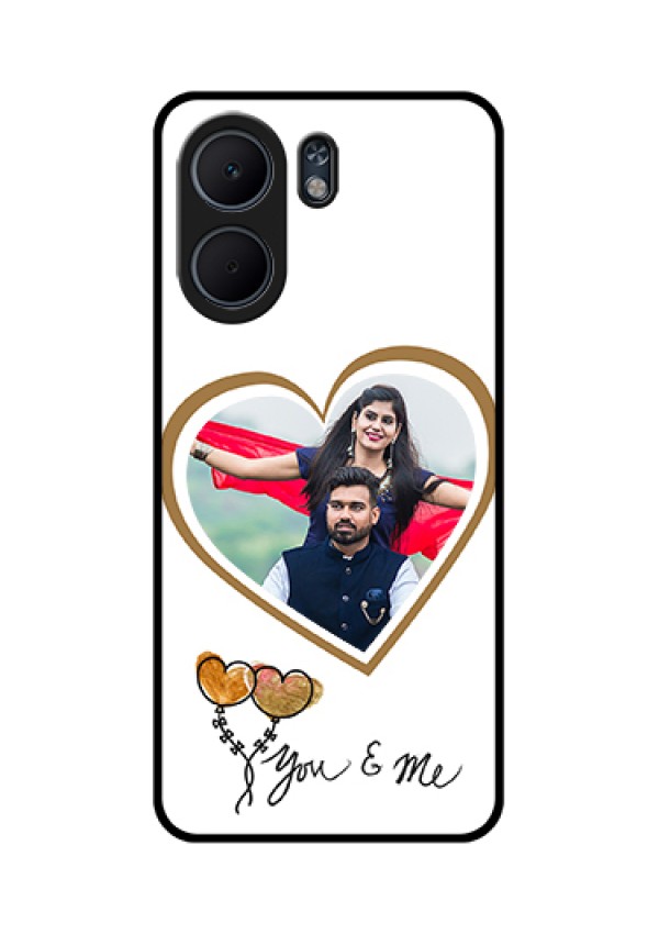 Oppo A5x 4G Custom Glass Phone Case - You & Me Design