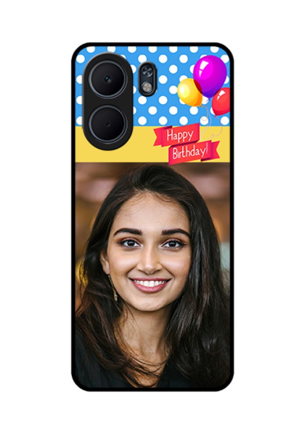 Oppo A5x 4G Custom Glass Phone Case - Happy Birthday Design