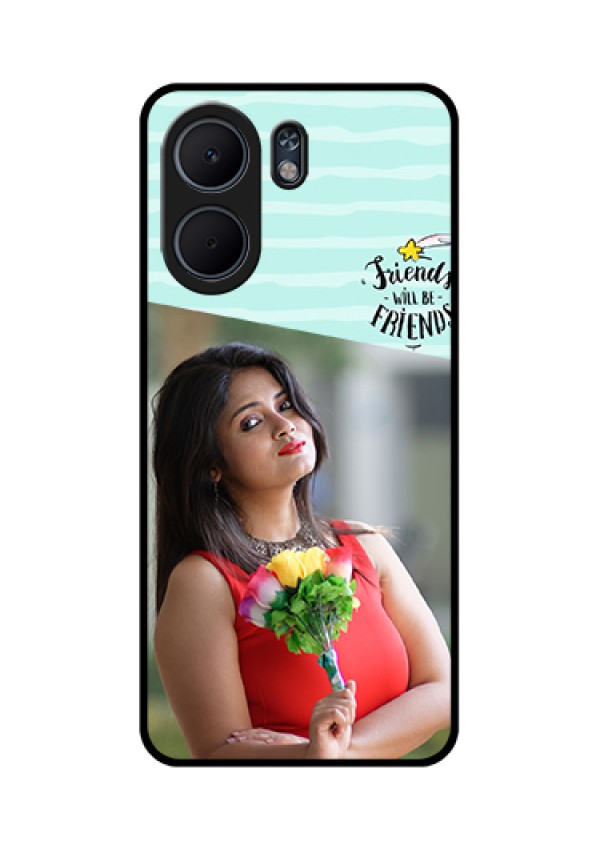 Oppo A5x 4G Custom Glass Phone Case - Friends Picture Icon Design