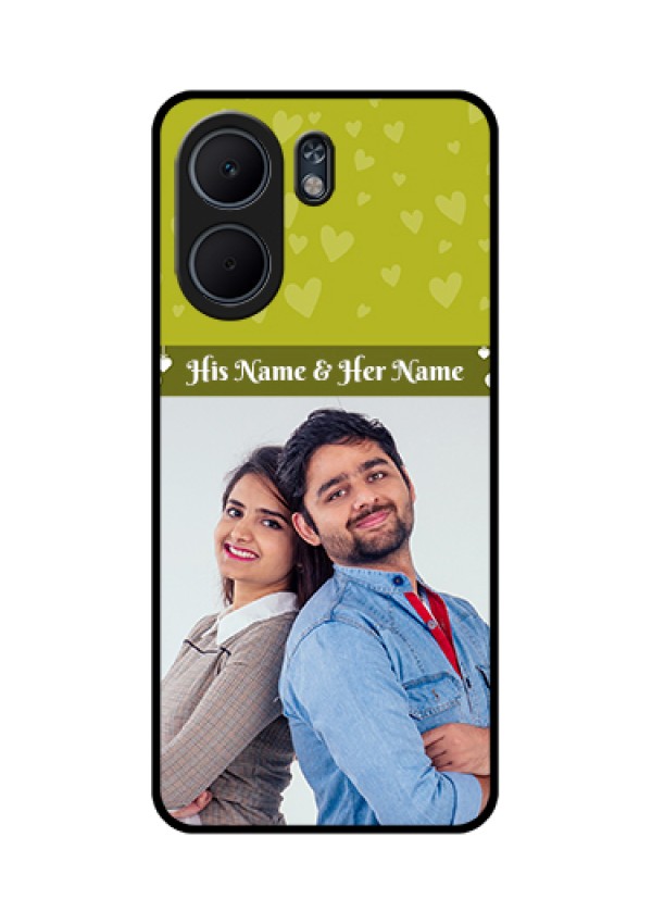 Oppo A5x 4G Custom Glass Phone Case - You & Me Heart Design