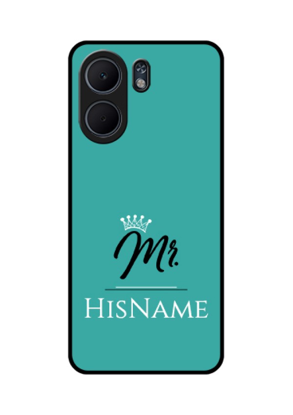 Oppo A5x 4G Custom Glass Phone Case - Mr With Name Design