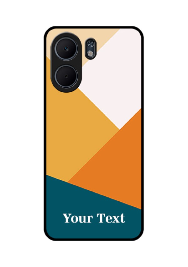 Oppo A5x 4G Custom Glass Phone Case - Stacked Multi - Colour Design