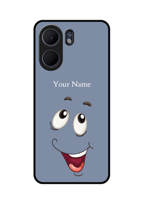 Oppo A5x 4G Custom Glass Phone Case - Laughing Cartoon Face Design