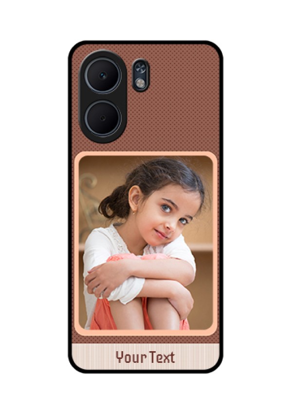 Oppo A5x 5G Custom Glass Phone Case - Simple Pic Upload Design