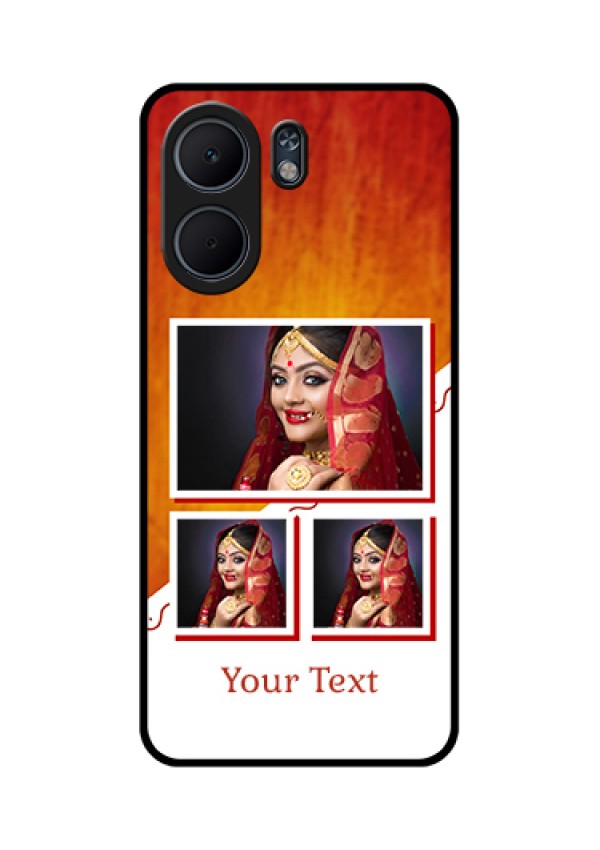 Oppo A5x 5G Custom Glass Phone Case - Wedding Memories Design