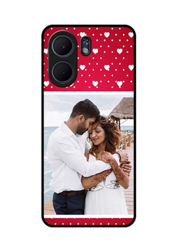 Oppo A5x 5G Custom Glass Phone Case - Hearts Mobile Case Design