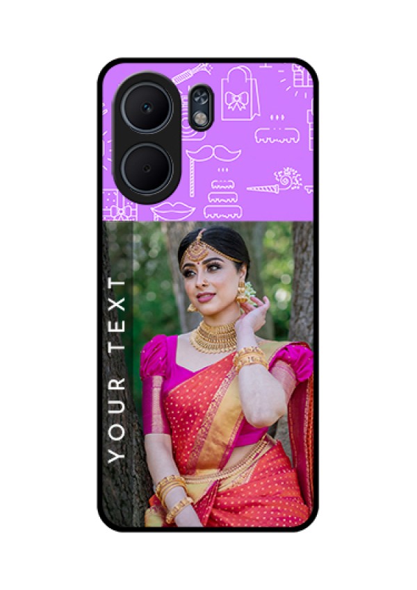 Oppo A5x 5G Custom Glass Phone Case - Birthday Icons Design
