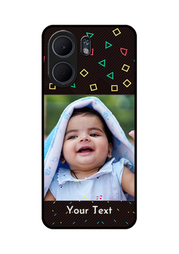 Oppo A5x 5G Custom Glass Phone Case - With Confetti Birthday Design