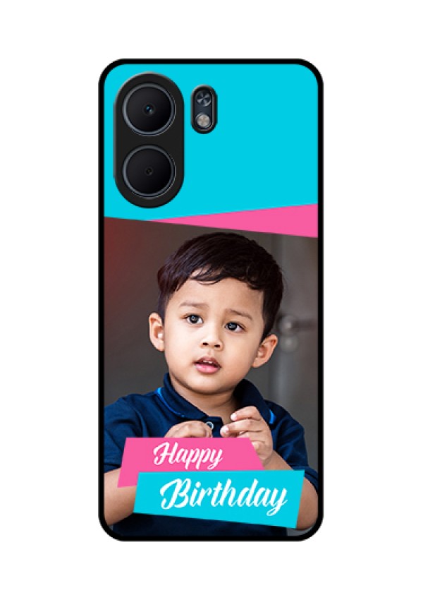 Oppo A5x 5G Custom Glass Phone Case - Image Holder With 2 Color Design