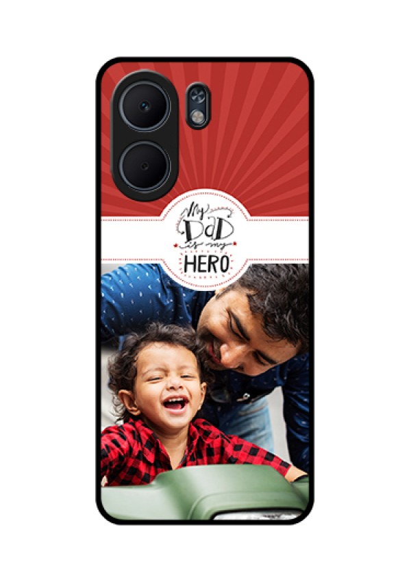 Oppo A5x 5G Custom Glass Phone Case - My Dad Hero Design