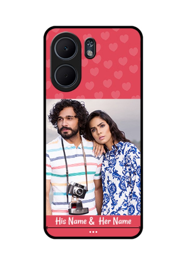 Oppo A5x 5G Custom Glass Phone Case - Simple Love Design