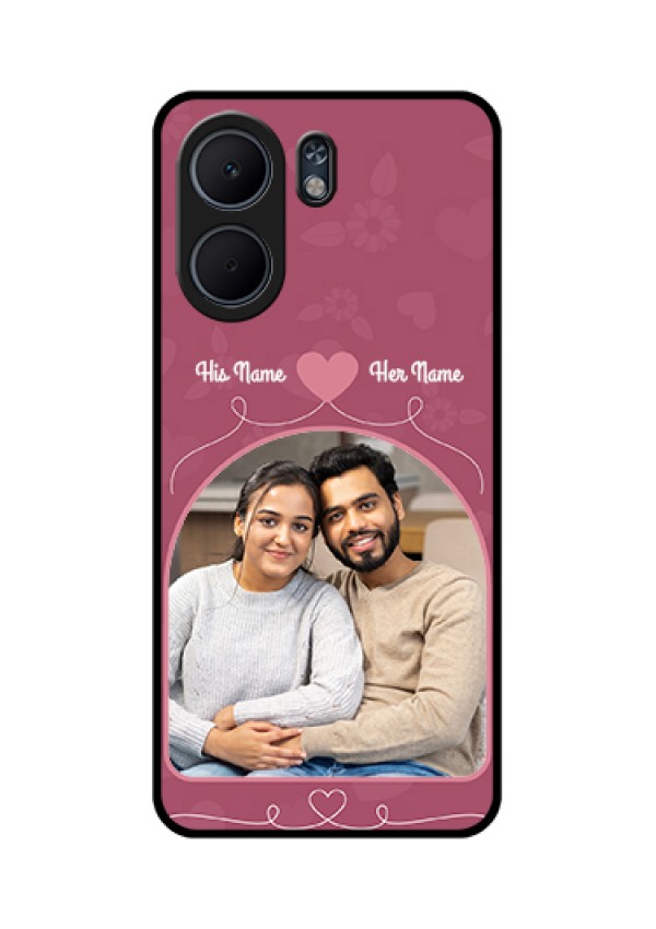 Oppo A5x 5G Custom Glass Phone Case - Love Floral Design
