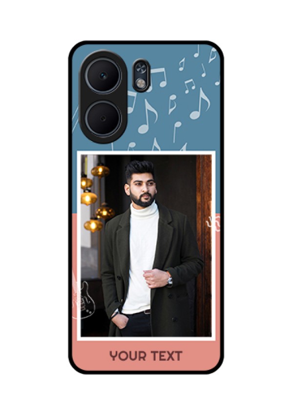 Oppo A5x 5G Custom Glass Phone Case - With Color Musical Note Design