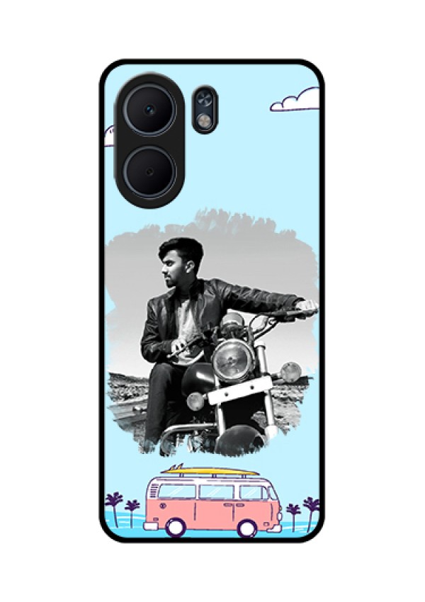 Oppo A5x 5G Custom Glass Phone Case - Travel & Adventure Design