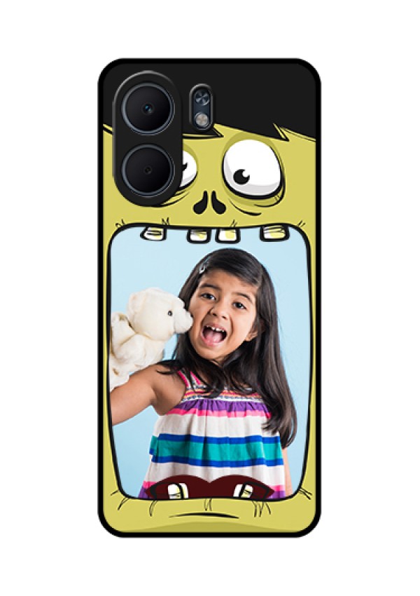 Oppo A5x 5G Custom Glass Phone Case - Cartoon Monster Back Case Design
