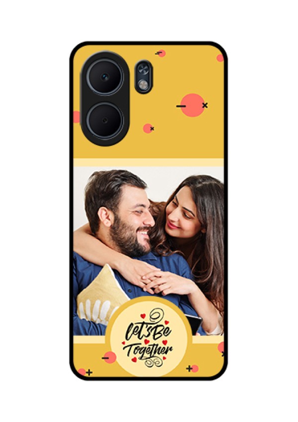 Oppo A5x 5G Custom Glass Phone Case - Lets Be Together Design