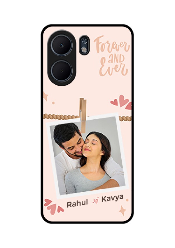 Oppo A5x 5G Custom Glass Phone Case - Forever And Ever Love Design