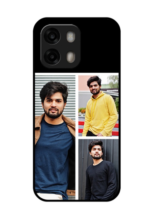 Oppo A6 Pro 5G Custom Glass Phone Case - Upload Multiple Picture Design