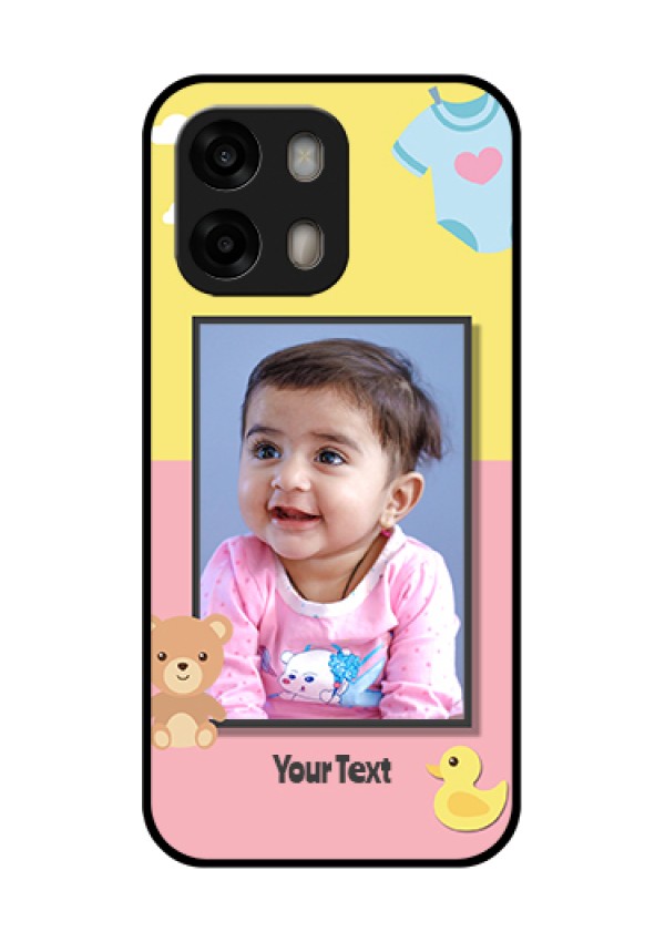 Oppo A6 Pro 5G Custom Glass Phone Case - Kids 2 Color Design