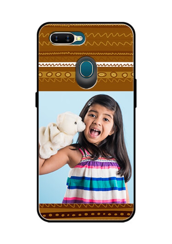 Oppo A7 Custom Glass Phone Case  - Friends Picture Upload Design 