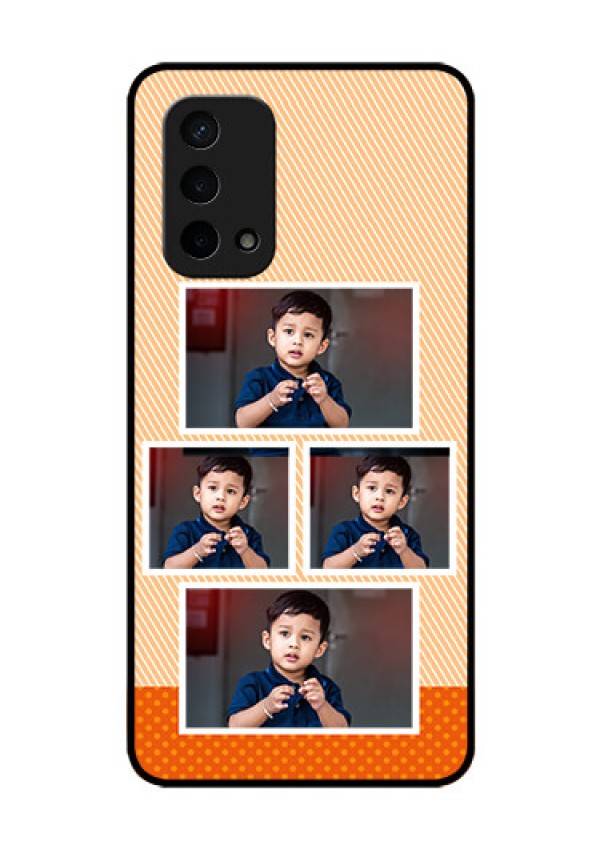 Oppo A74 5G Photo Printing on Glass Case - Bulk Photos Upload Design