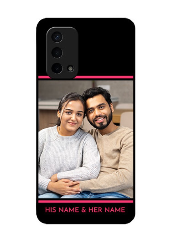 Oppo A74 5G Custom Glass Mobile Case - with Add Text Design