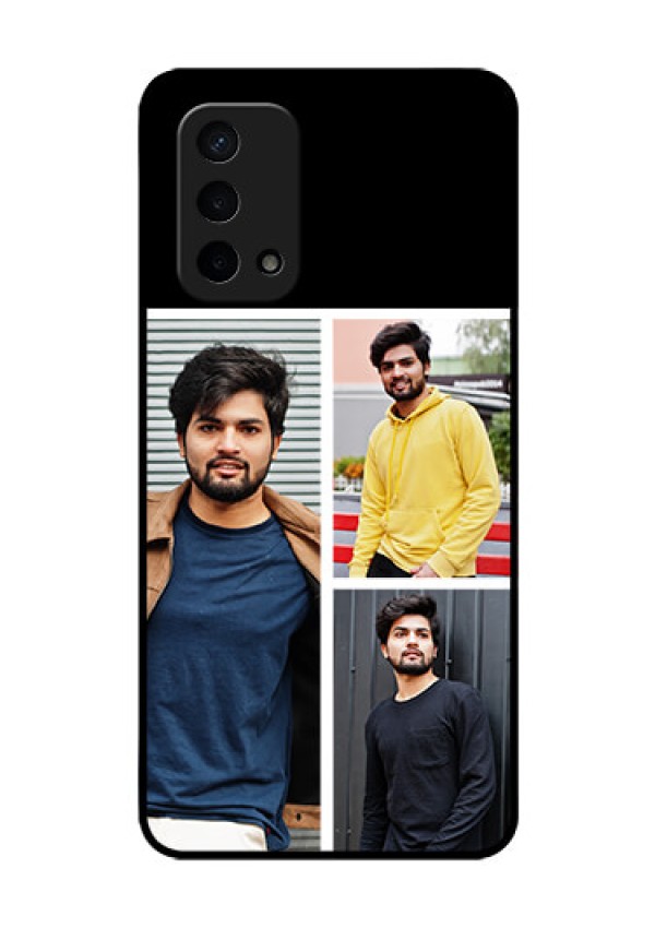 Oppo A74 5G Photo Printing on Glass Case - Upload Multiple Picture Design