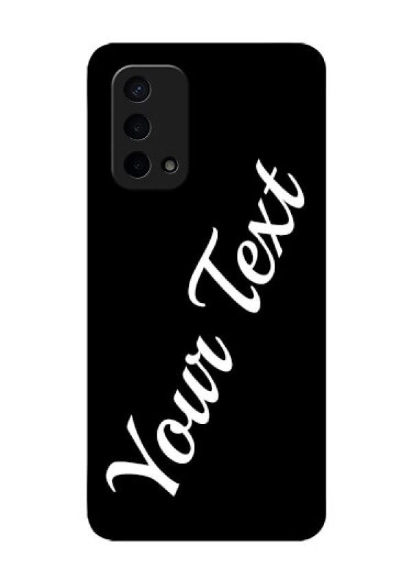 Oppo A74 5G Custom Glass Mobile Cover with Your Name