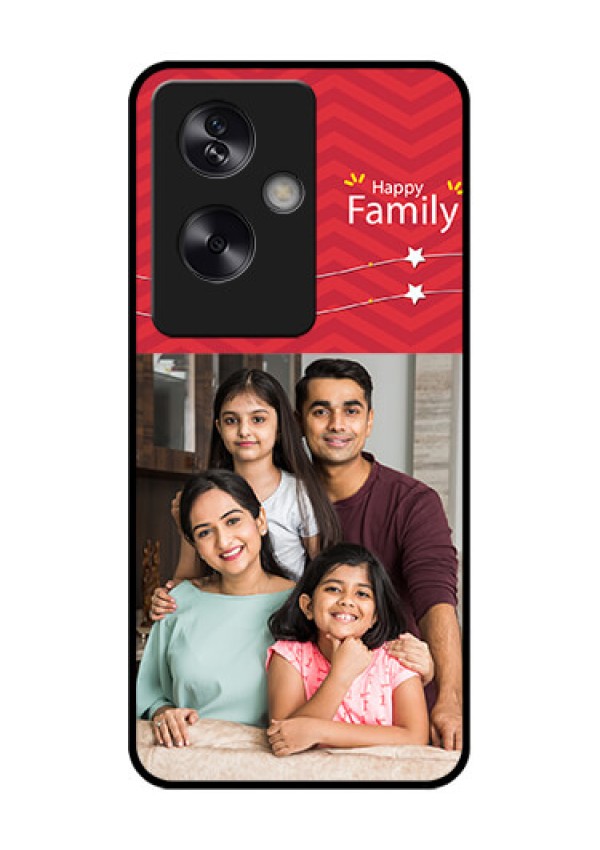 Oppo A79 5G Custom Glass Phone Case - Happy Family Design