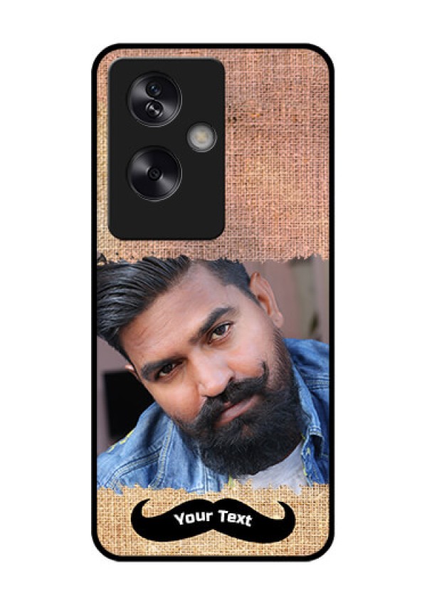 Oppo A79 5G Custom Glass Phone Case - With Texture Design