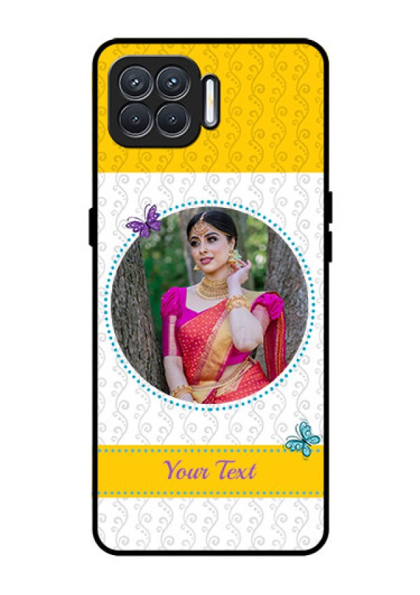 Oppo F17 Custom Glass Mobile Case  - Girls Premium Case Design