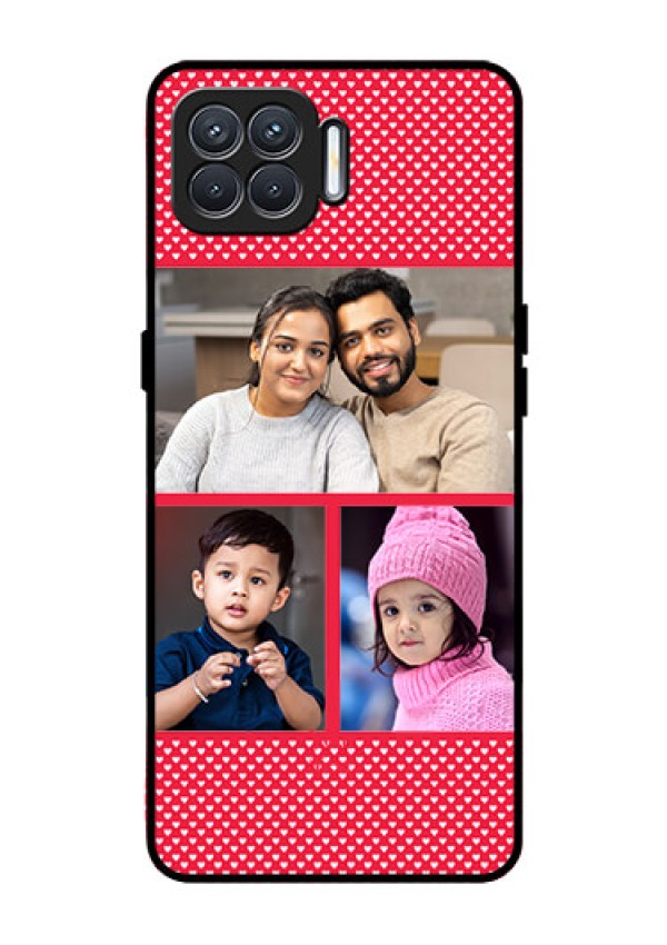 Oppo F17 Personalized Glass Phone Case  - Bulk Pic Upload Design