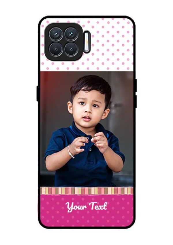 Oppo F17 Photo Printing on Glass Case  - Cute Girls Cover Design