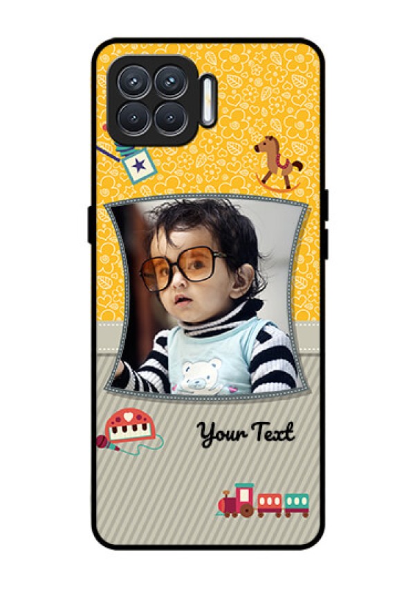 Oppo F17 Personalized Glass Phone Case  - Baby Picture Upload Design