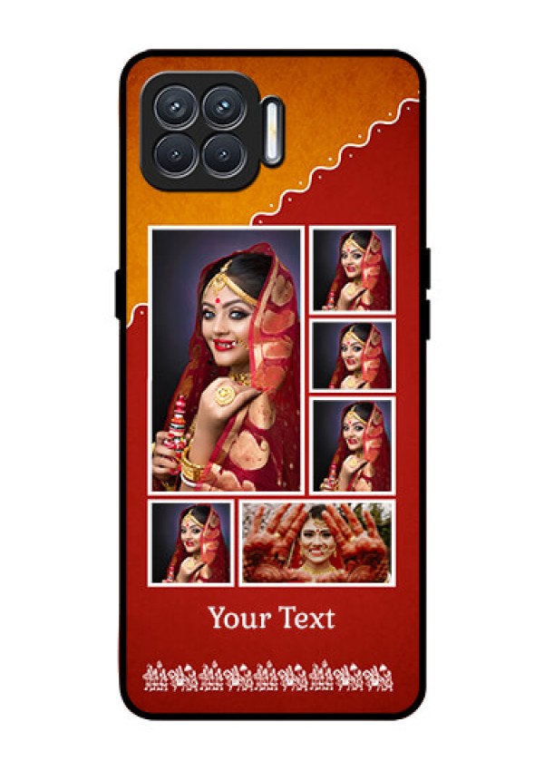 Oppo F17 Personalized Glass Phone Case  - Wedding Pic Upload Design