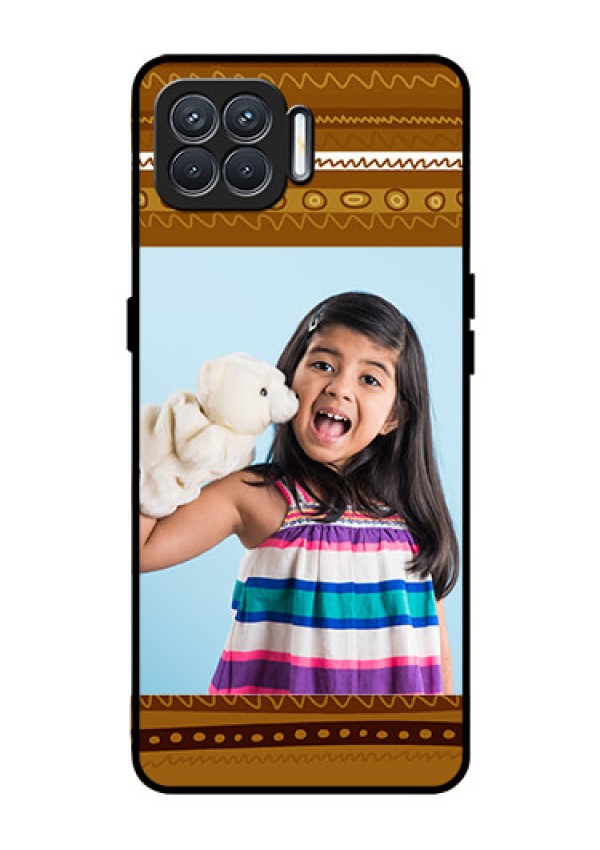 Oppo F17 Custom Glass Phone Case  - Friends Picture Upload Design 