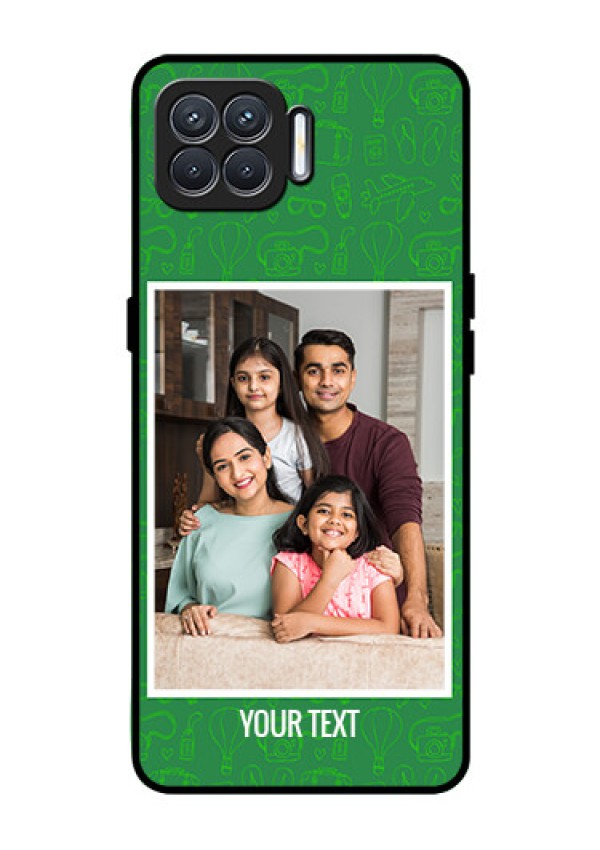 Oppo F17 Personalized Glass Phone Case  - Picture Upload Design