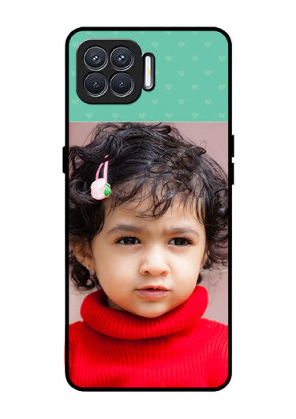 Oppo F17 Custom Glass Phone Case  - Lovers Picture Design