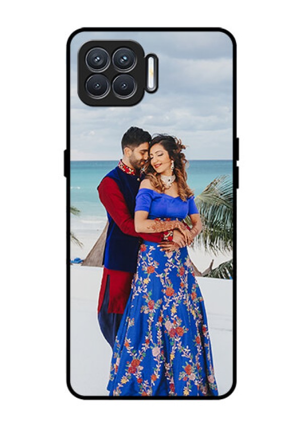 Oppo F17 Photo Printing on Glass Case  - Upload Full Picture Design