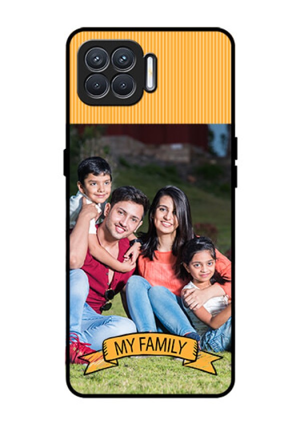 Oppo F17 Custom Glass Phone Case  - My Family Design