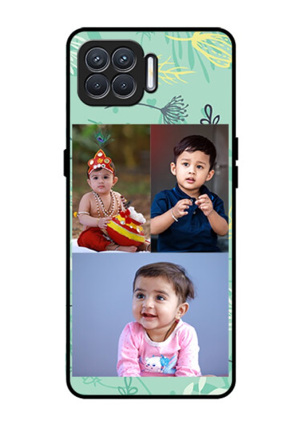 Oppo F17 Photo Printing on Glass Case  - Forever Family Design 