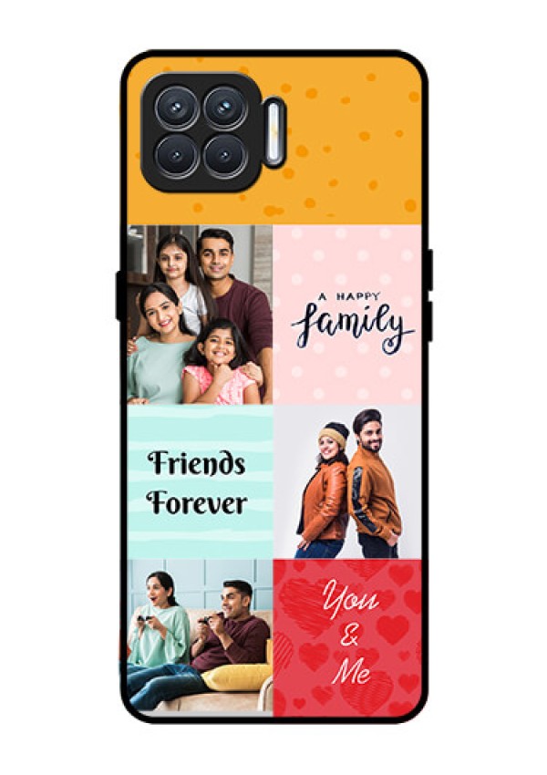 Oppo F17 Personalized Glass Phone Case  - Images with Quotes Design
