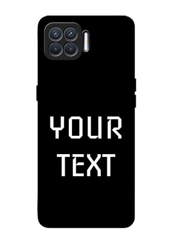 Oppo F17 Your Name on Glass Phone Case