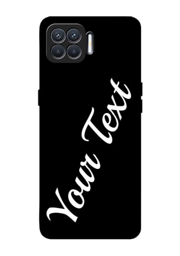 Oppo F17 Custom Glass Mobile Cover with Your Name