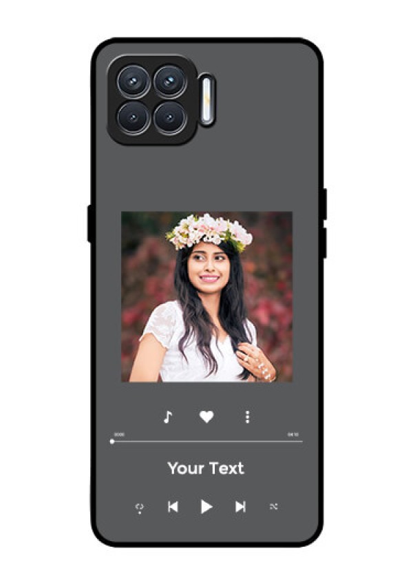 Oppo F17 Custom Glass Mobile Case - Play The Music Design