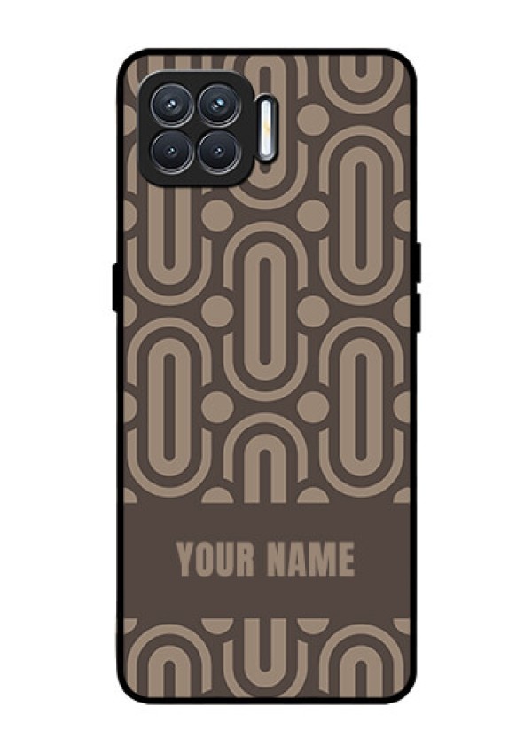 Oppo F17 Custom Glass Phone Case - Captivating Zero Pattern Design